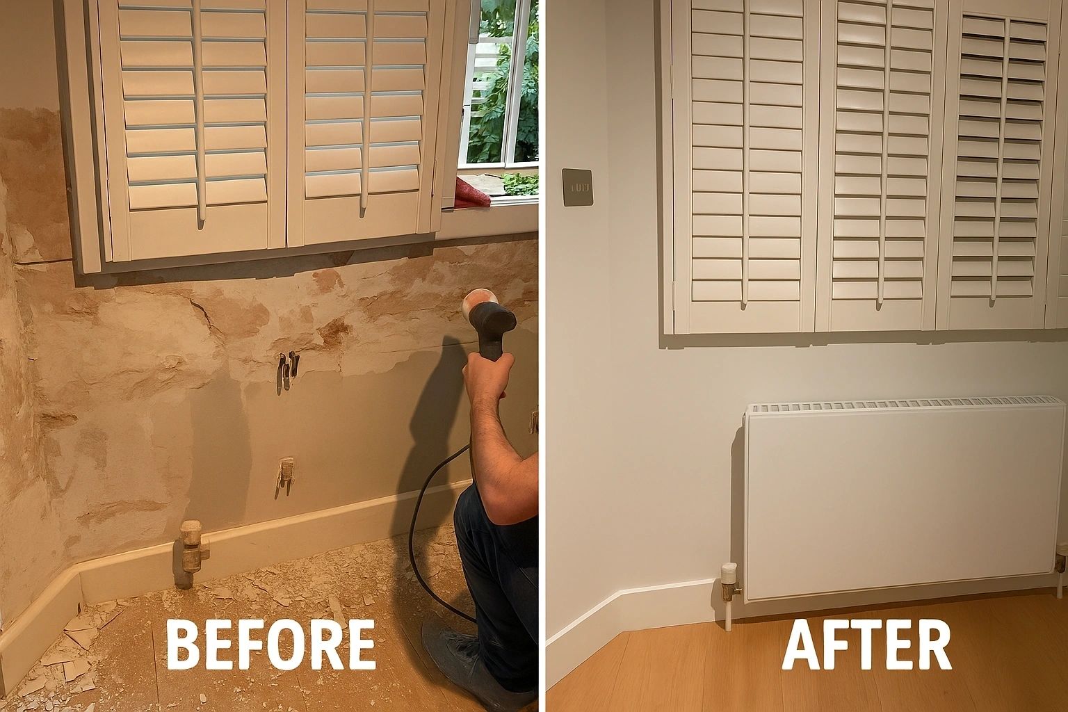 Wall preparation and painting — West London